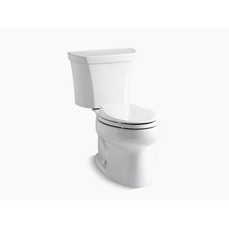 KOHLER Elongated Dual-Flush Toilet W/ Right-Hand Trip Lever 3988-RA-0
